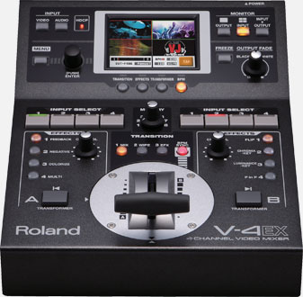 V-4EX 4-Channel Digital Video Mixer with Effects-image